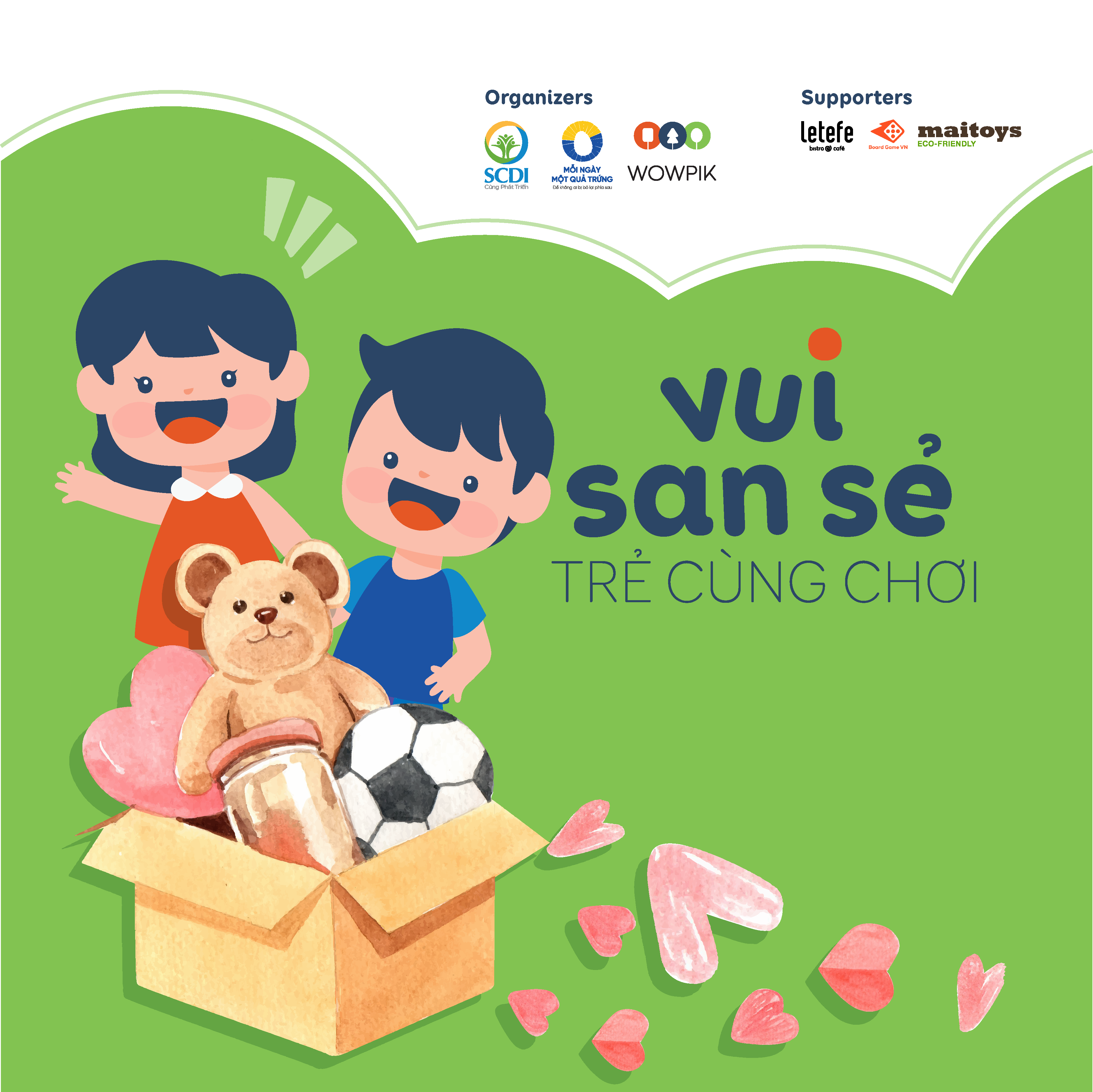 Vui san sẻ, trẻ cùng chơi - đồ chơi cũ mang đến niềm vui mới