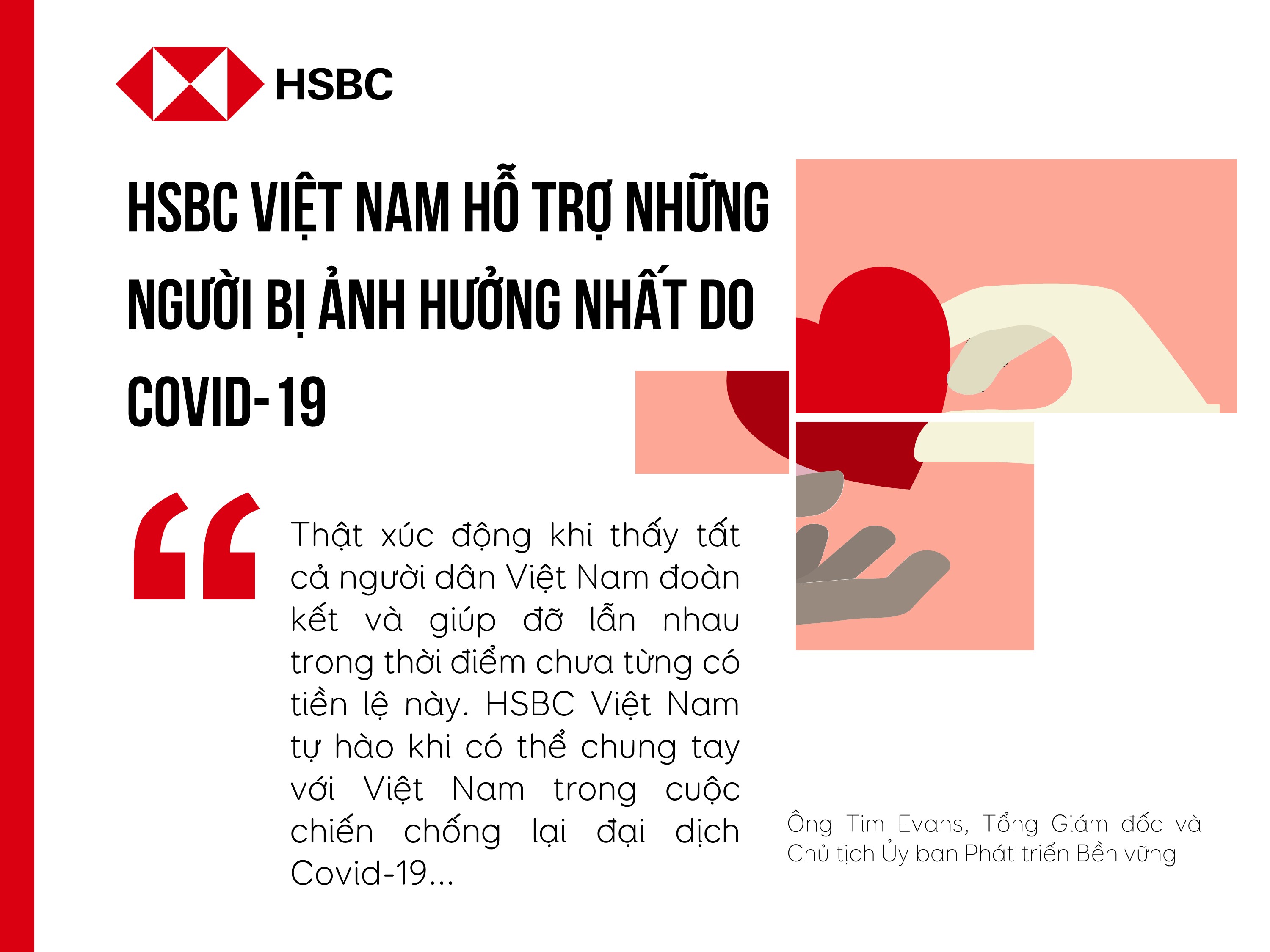 HSBC Vietnam acts to assist vulnerable groups during Covid-19