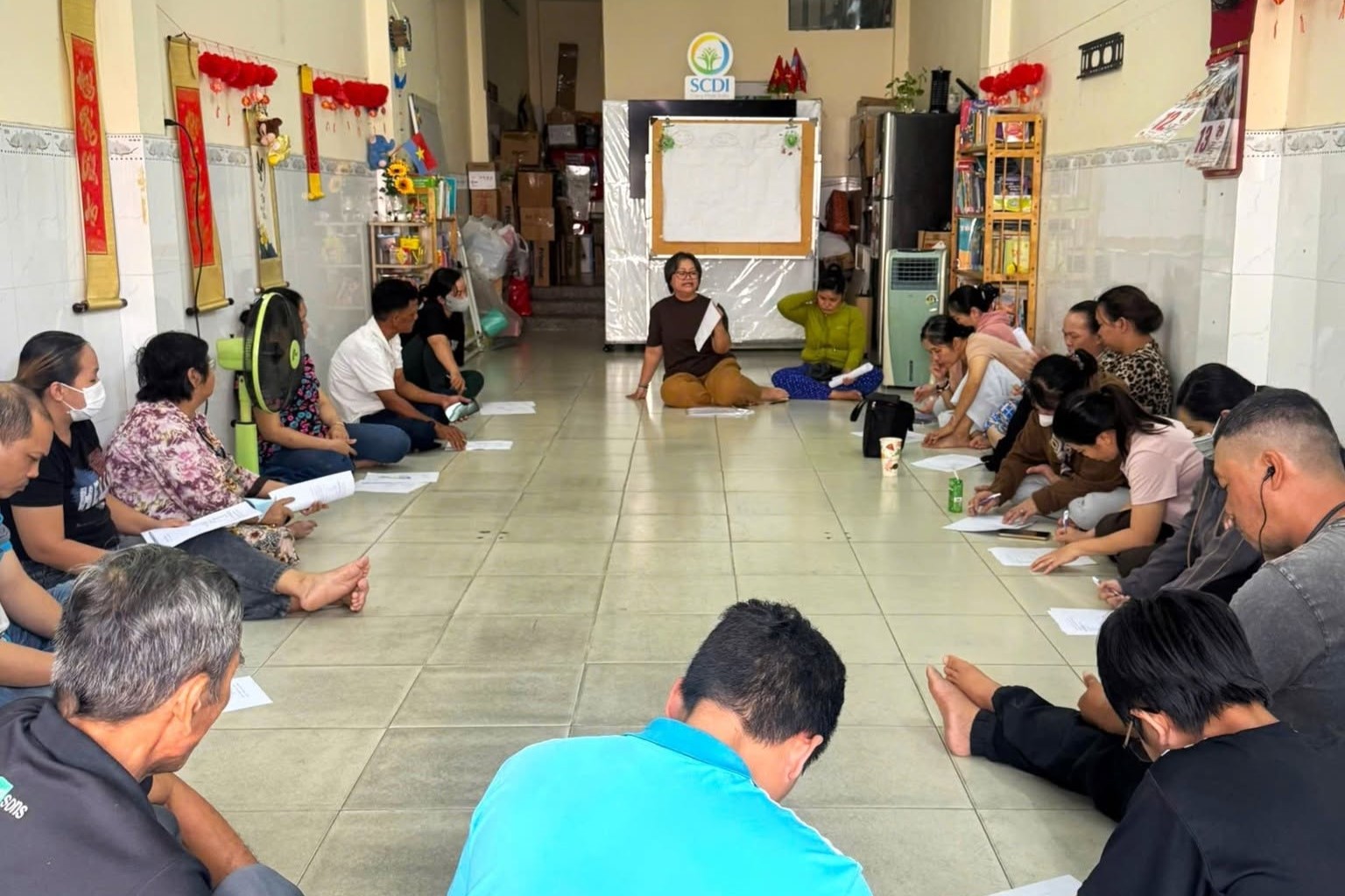 Gặp gỡ và ghi nhận nhu cầu của trẻ và gia đình trong chương trình Cắt đứt Vòng xoáy trước năm học mới