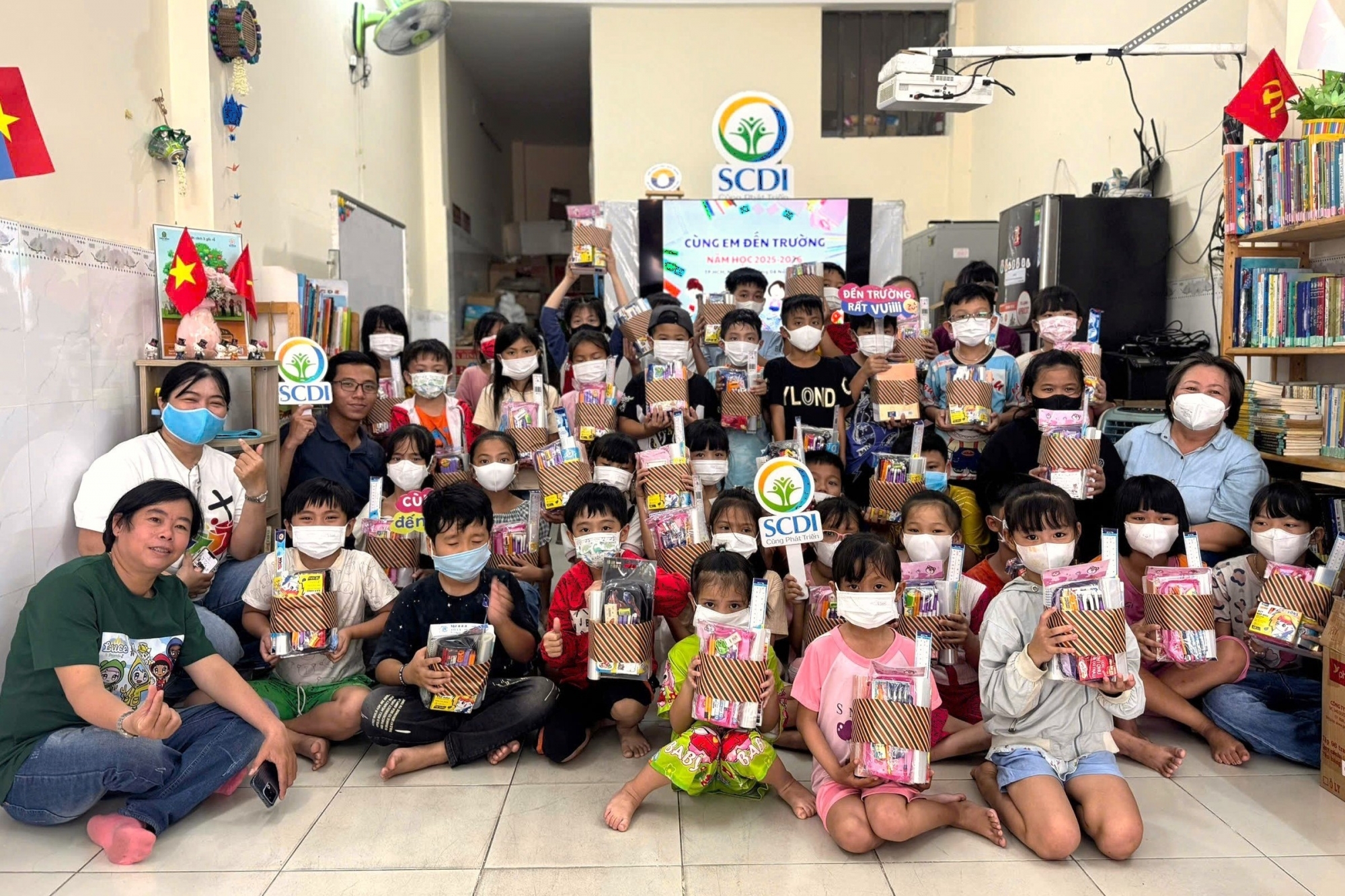 Back-to-school support for children in the Breaking the Cycle project