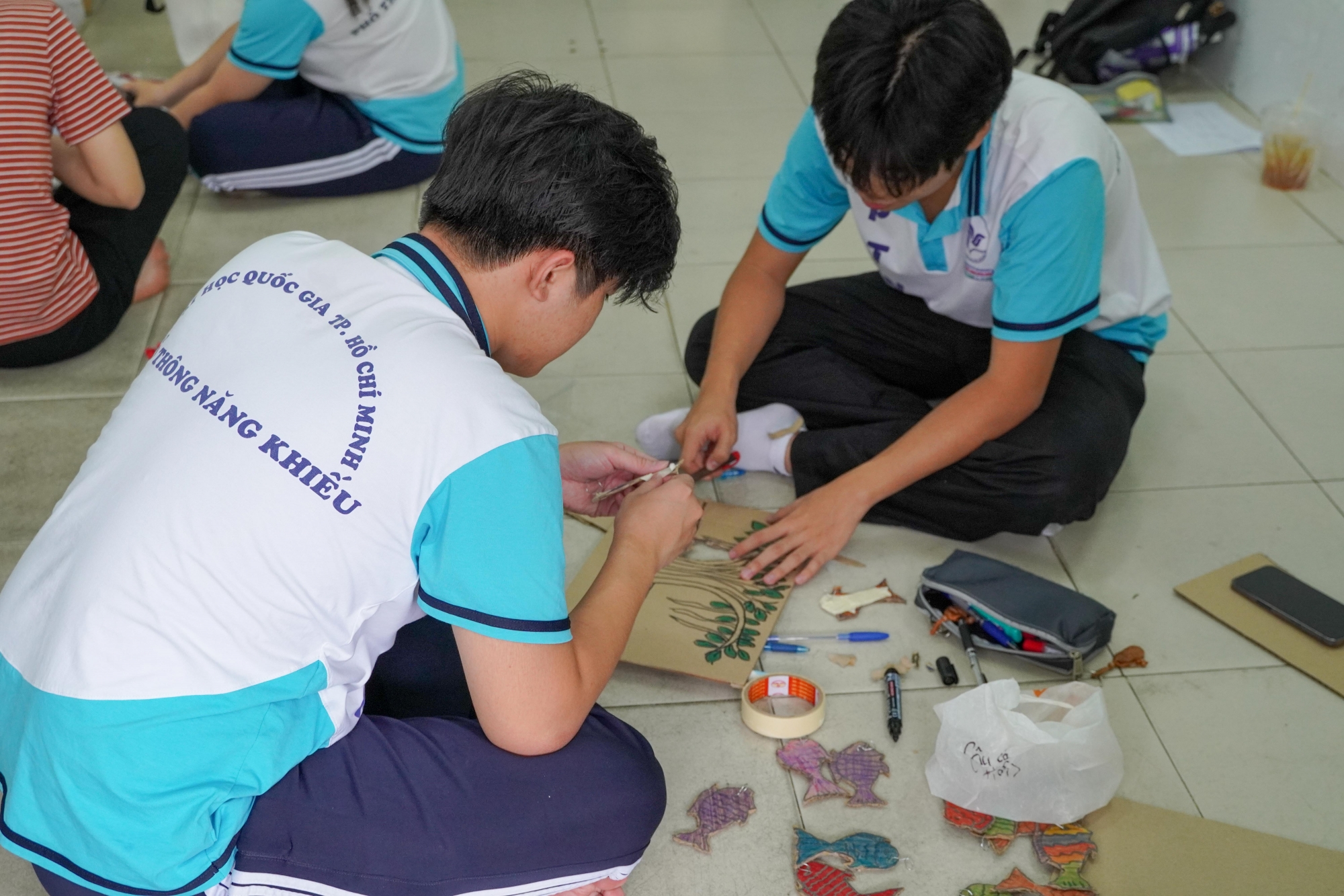 Preparing for the Mid-Autumn Festival for Children in the Breaking the Cycle Program in Ho Chi Minh City