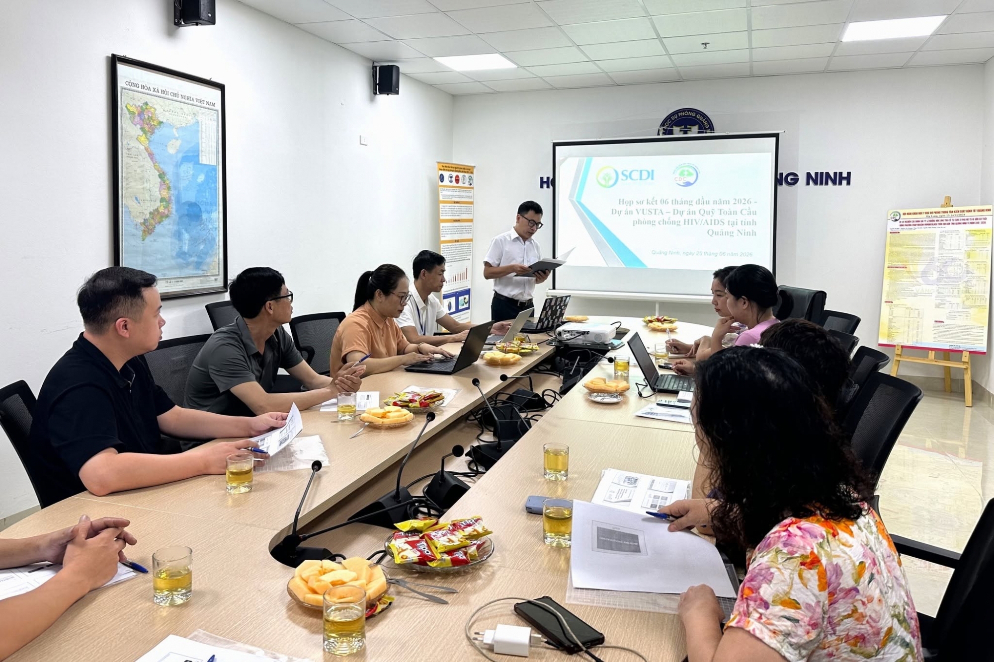 SCDI và các đối tác tăng cường phối hợp triển khai Dự án VUSTA - Quỹ Toàn cầu phòng, chống HIV/AIDS
